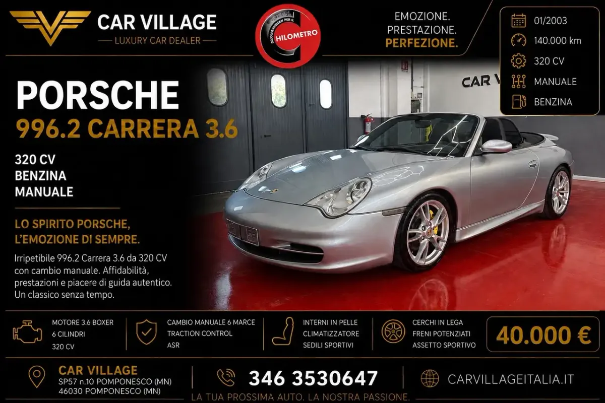 Porsche 996.2 Carrera Cabrio
